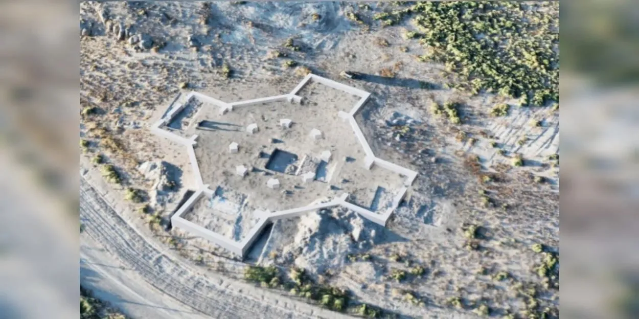 Արտաշատի ութանկյուն եկեղեցու պեղումների տարածք