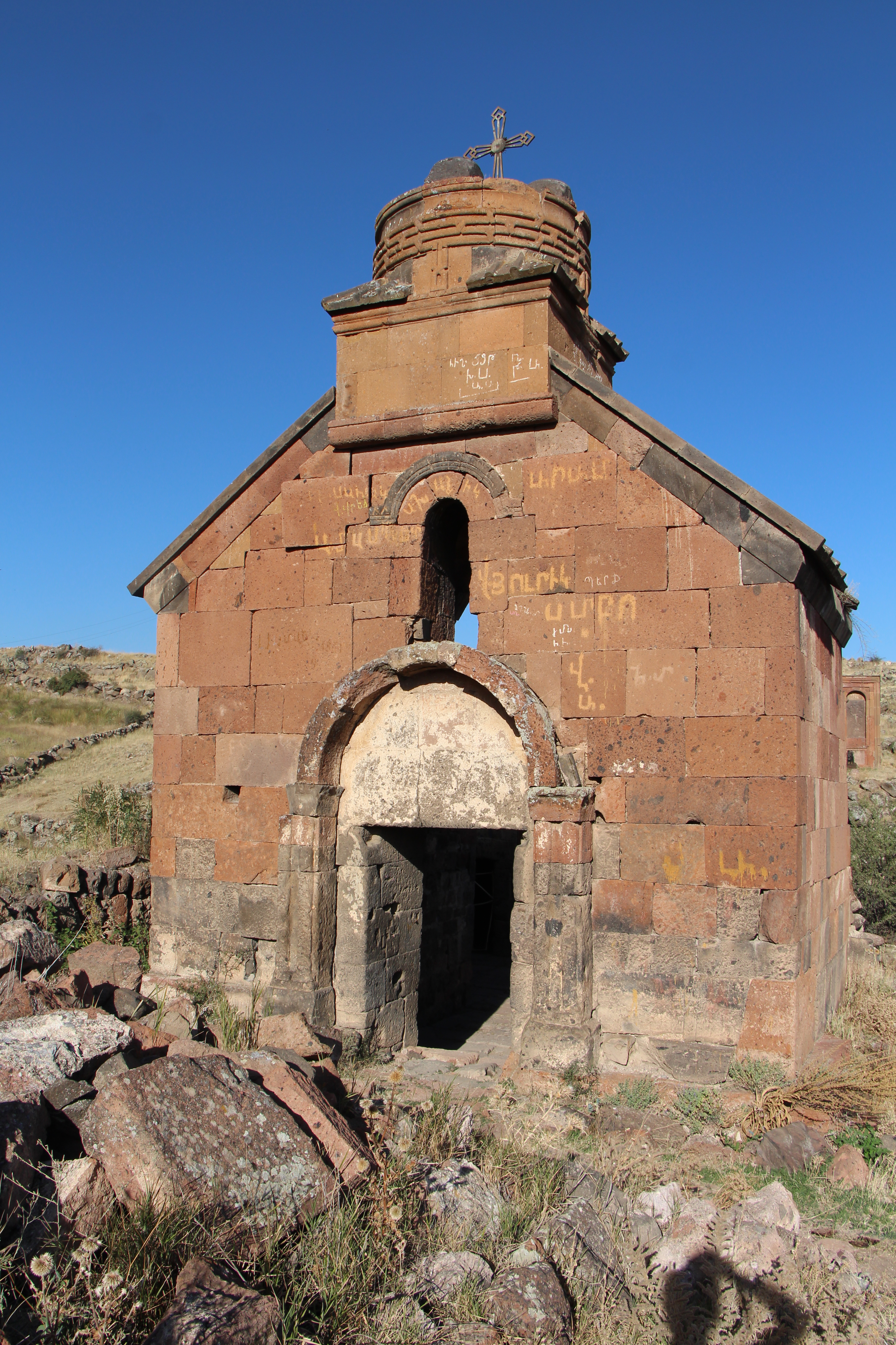 Արտաշատի հնագույն ութանկյուն եկեղեցու պլան