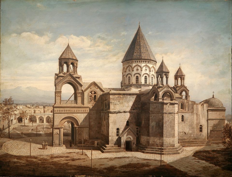 Էջմիածնի Մայր Տաճար՝ ընդհանուր տեսարան