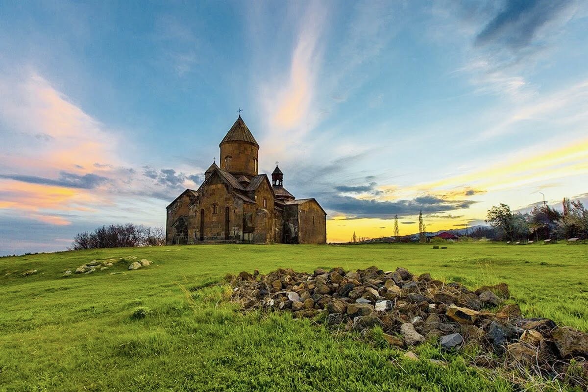 Սաղմոսավանք վանքը հին լուսանկարում՝ Կասաղի կիրճի եզրին