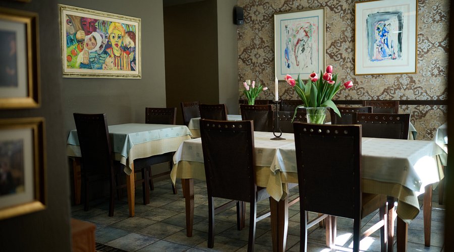 Dolmama ռեստորանի հարմարավետ ներքին սրահը Երևանում